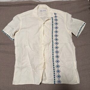 Zara linen shirt
